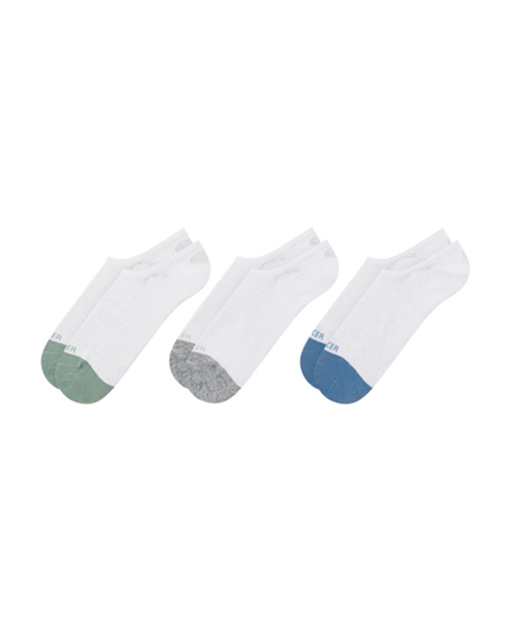 Men Ted Baker 3 Pack Branded Liner Trainer Socks White | KSA  6390-VMEIK