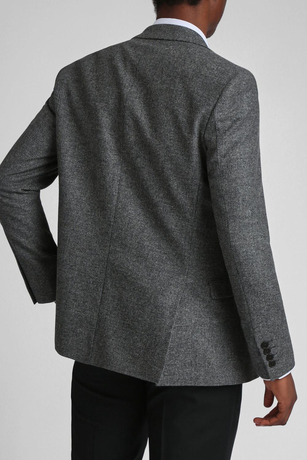 Men Ted Baker ASOJS - Puppytooth Check Slim Fit Blazers Charcoal | KSA  7045-CVHBK