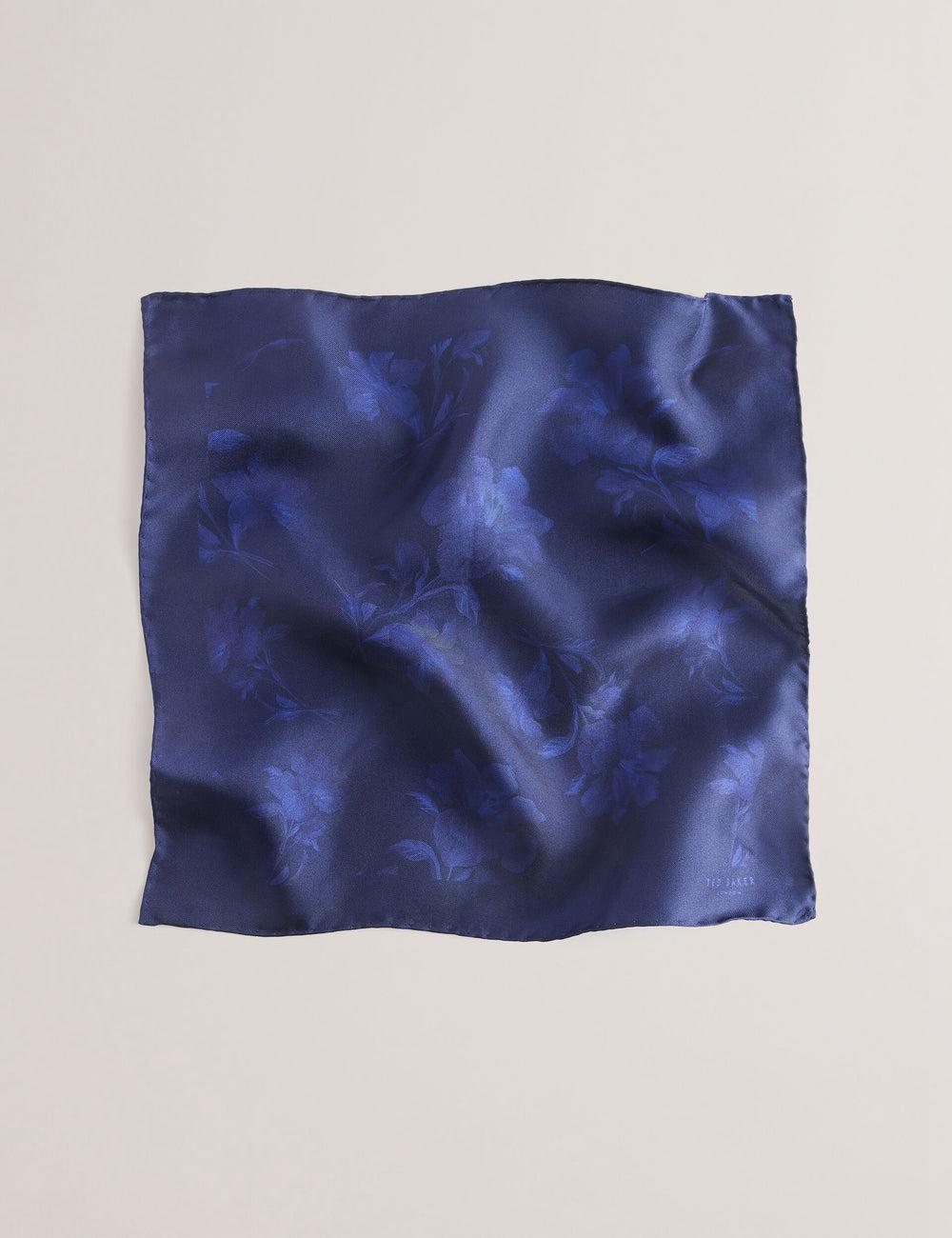 Men Ted Baker AUSTINS - Two Tone Floral Silk Pocket Pocket Squares Navy | KSA  3742-JYVZR