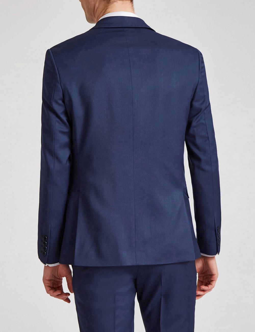 Men Ted Baker FINLAYJS - Twill Wool Slim Fit Suit Jackets Blue | KSA  0164-HQVLK