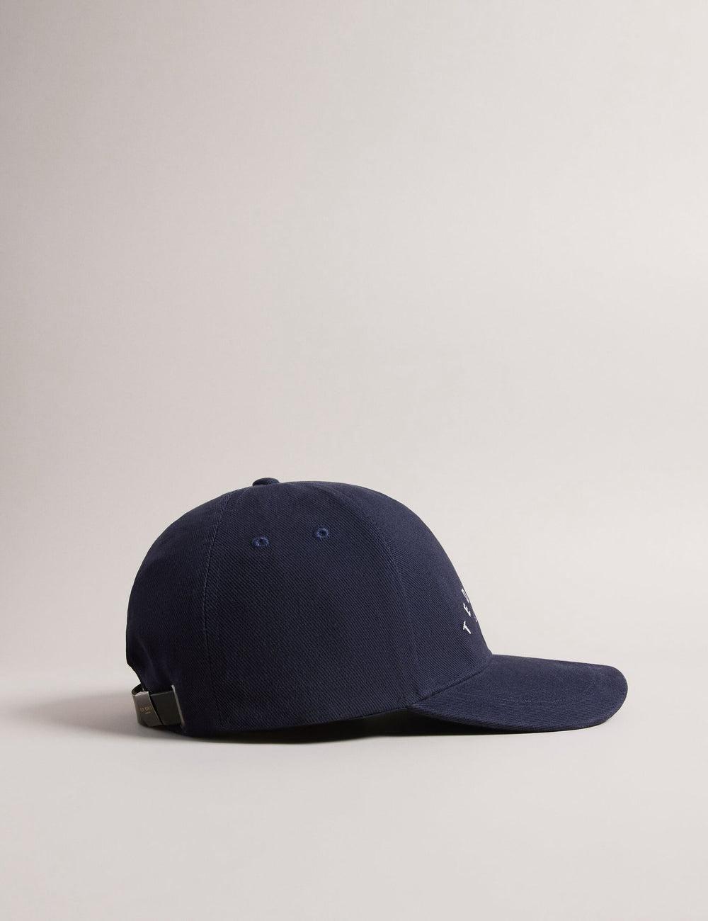 Men Ted Baker FRREDDI - Embroidered Logo Canvas Baseball Caps Navy | KSA  5928-IRWNQ