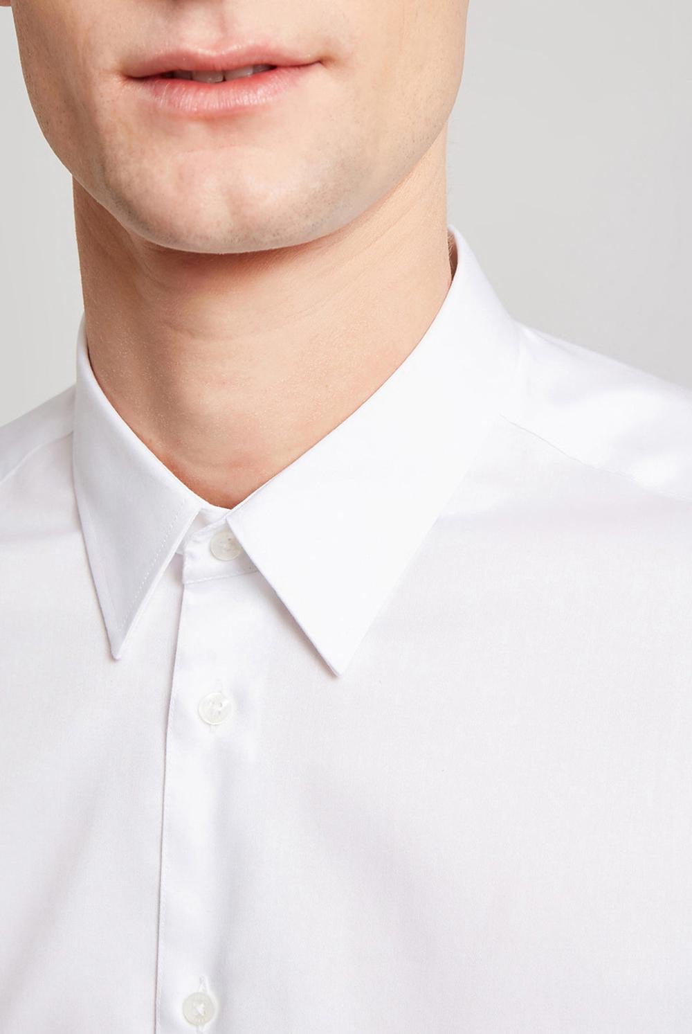 Men Ted Baker HOLMER - Regular Fit White Long Sleeve Formal Shirts White | KSA  5048-OQVDZ