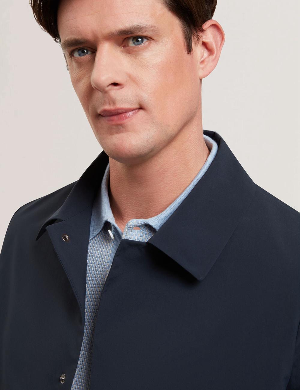 Men Ted Baker HUMMELS - Lightweight Short City Mac Jackets Navy | KSA  2490-MZTQY