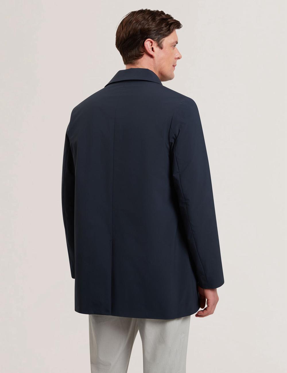 Men Ted Baker HUMMELS - Lightweight Short City Mac Jackets Navy | KSA  2490-MZTQY
