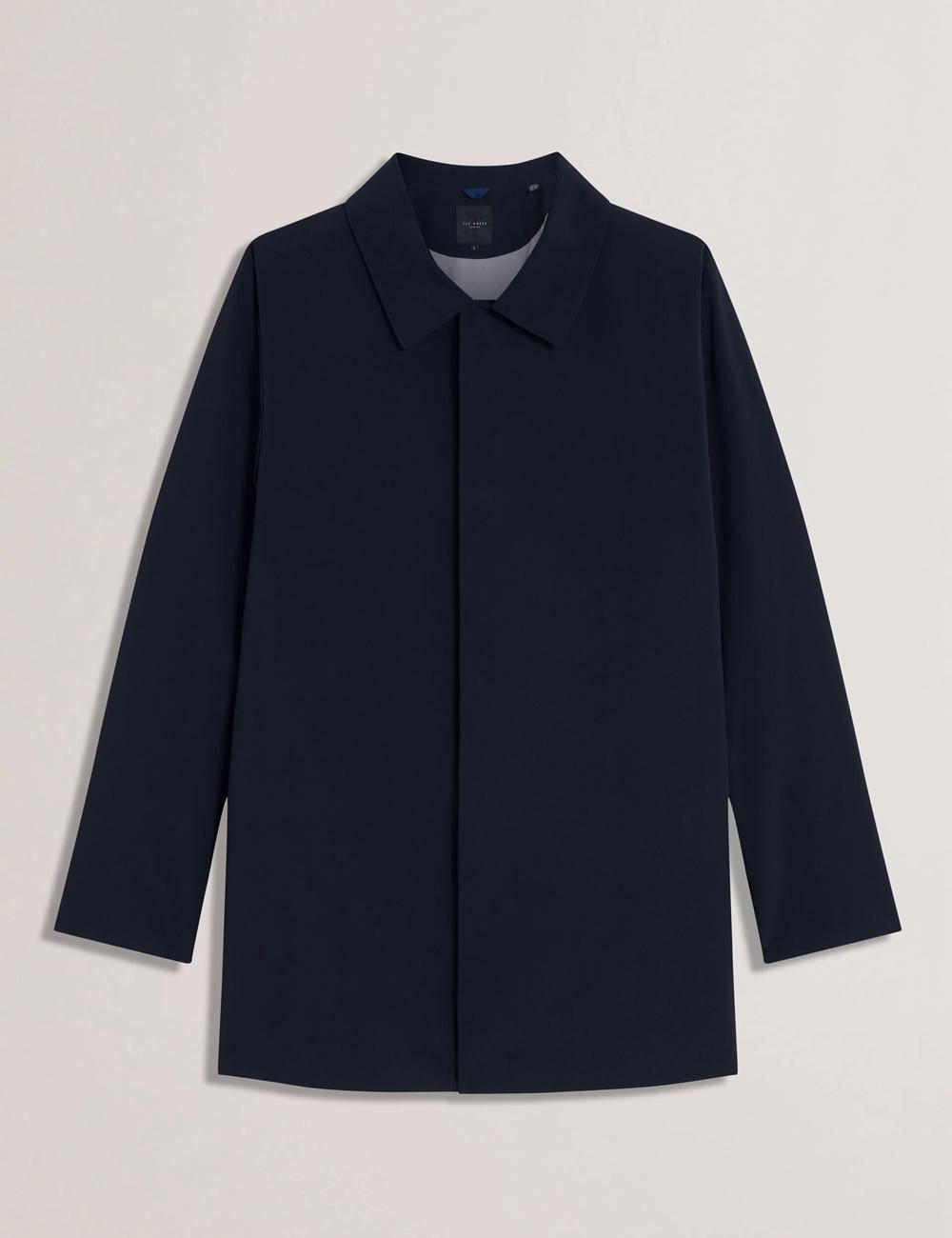 Men Ted Baker HUMMELS - Lightweight Short City Mac Jackets Navy | KSA  2490-MZTQY