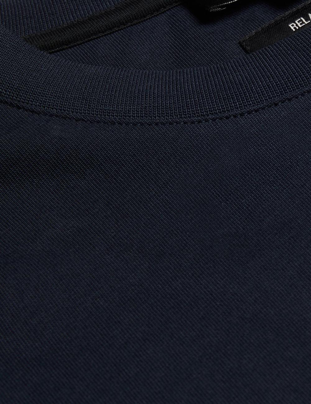 Men Ted Baker KORNKA - Short Sleeve Relaxed Fit Cotton T-Shirts Navy | KSA  3179-MNJCZ