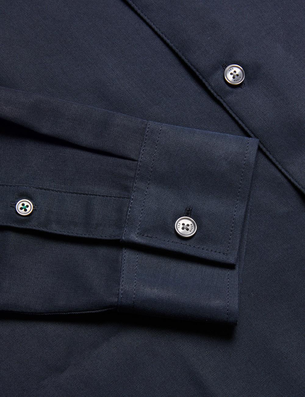 Men Ted Baker NESSMEN - Embroidered Detail Relaxed Fit Casual Shirts Navy | KSA  7405-HDUGB