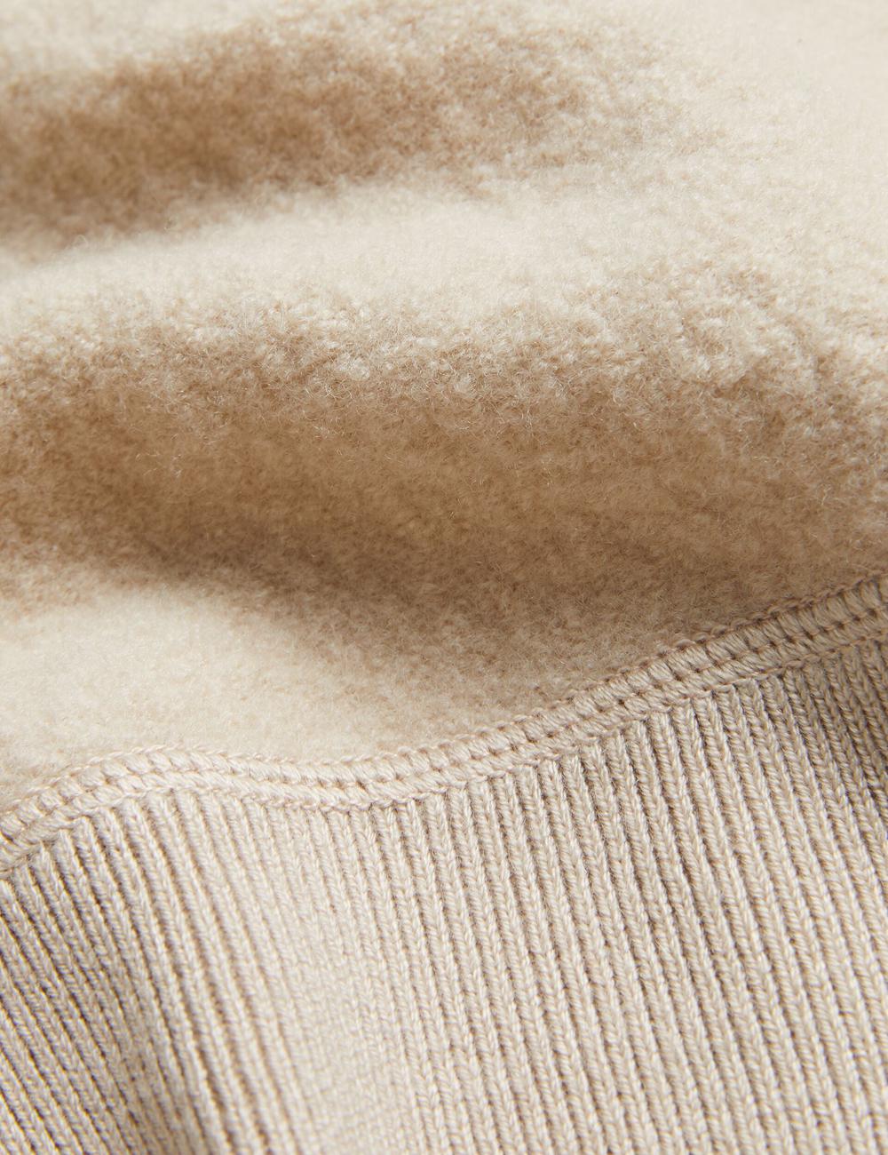 Men Ted Baker OLMSTE - Boucle Wool Blend Crew Neck Jumpers Taupe | KSA  4691-EANZR