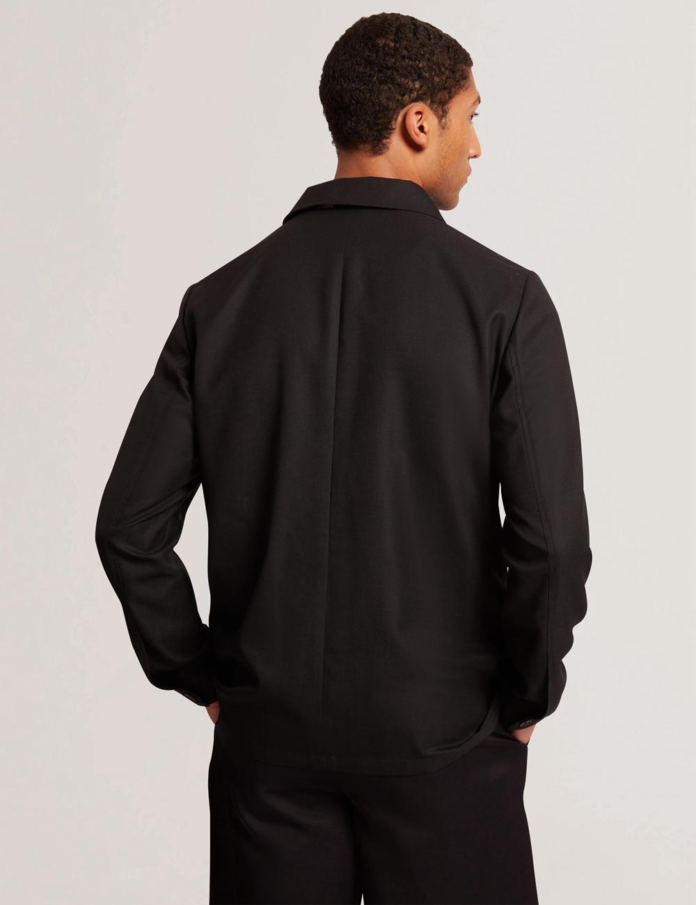 Men Ted Baker SELWYNJ - Lightweight Wool Blend Jackets Black | KSA  0359-DRQNG