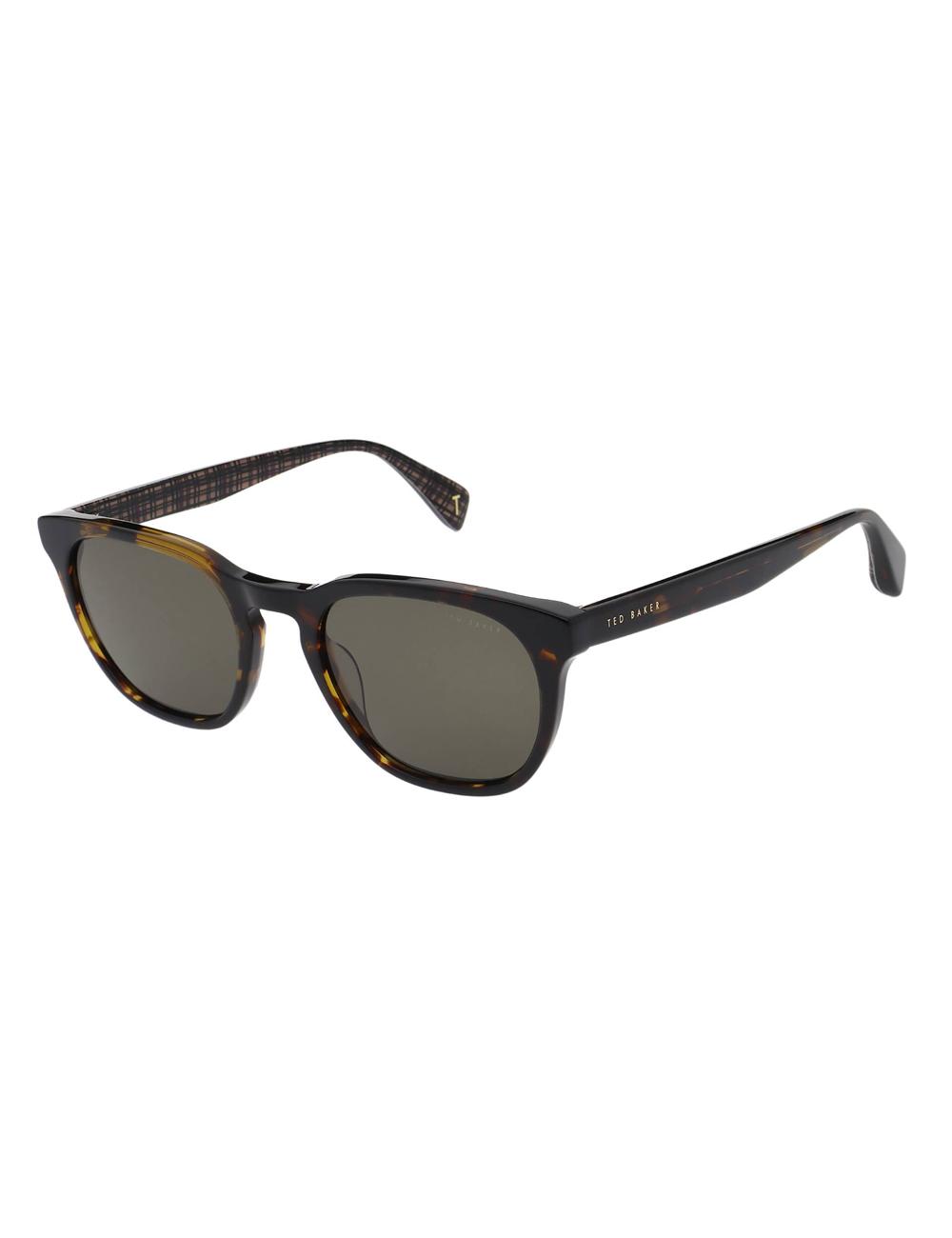 Men Ted Baker SORLEY - Classic Rounded Eye Sunglasses Tort | KSA  2103-DIQYR