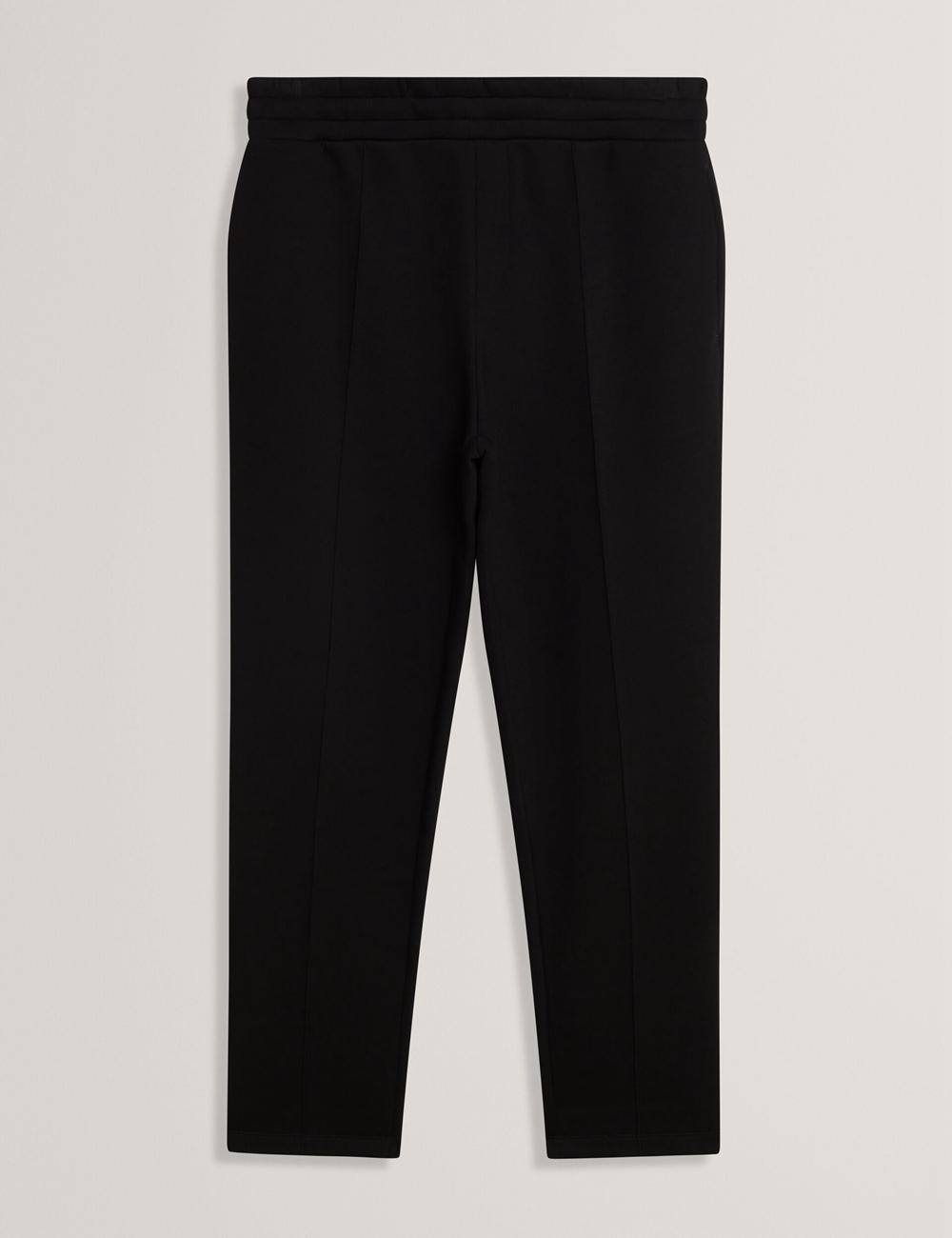 Men Ted Baker UAVER Slim Fit Neoprene Joggers Black | KSA  2473-QJLNZ