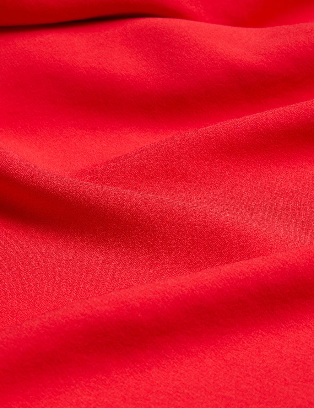 Women Ted Baker AISLI - One Shoulder Woven Maxi Dresses Red | KSA  8059-CTQOJ