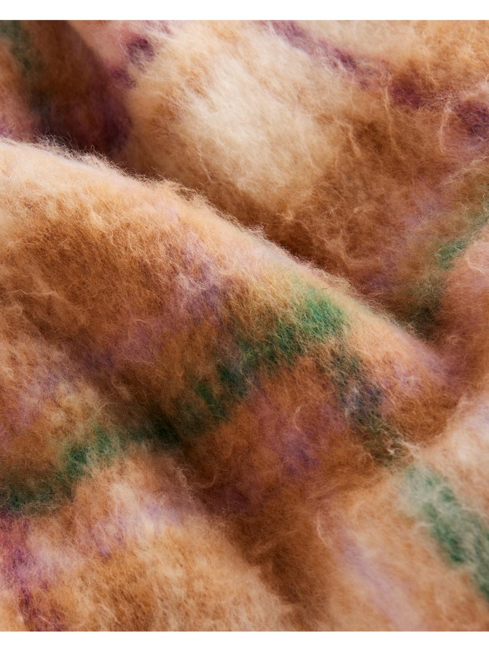 Women Ted Baker CHELLIS - Checked Fringed Edge Woven Scarves Multicol | KSA  2376-KENYR