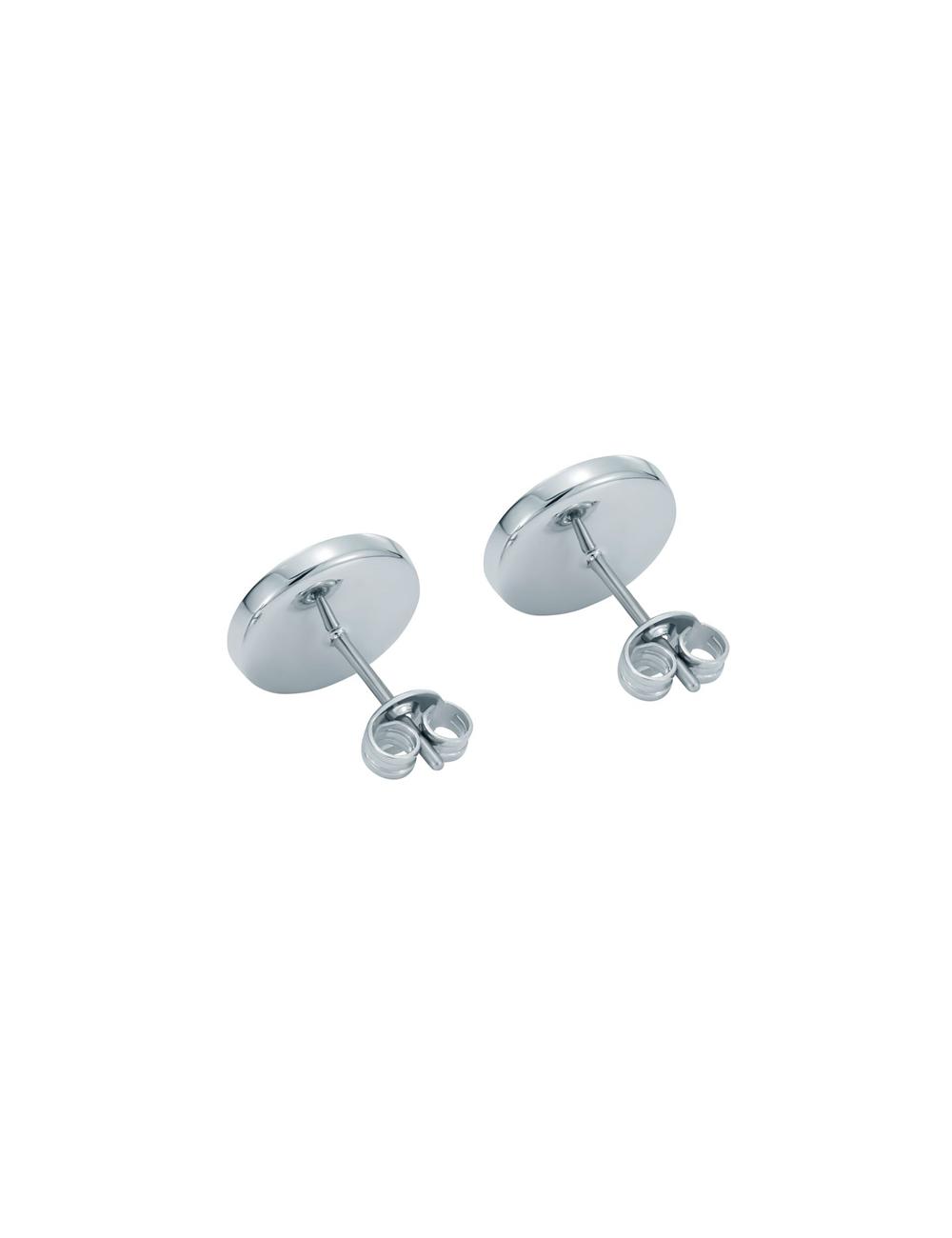 Women Ted Baker CHERELLE - Branded Crystal Button Stud Earrings Silver | KSA  1920-IHMDJ