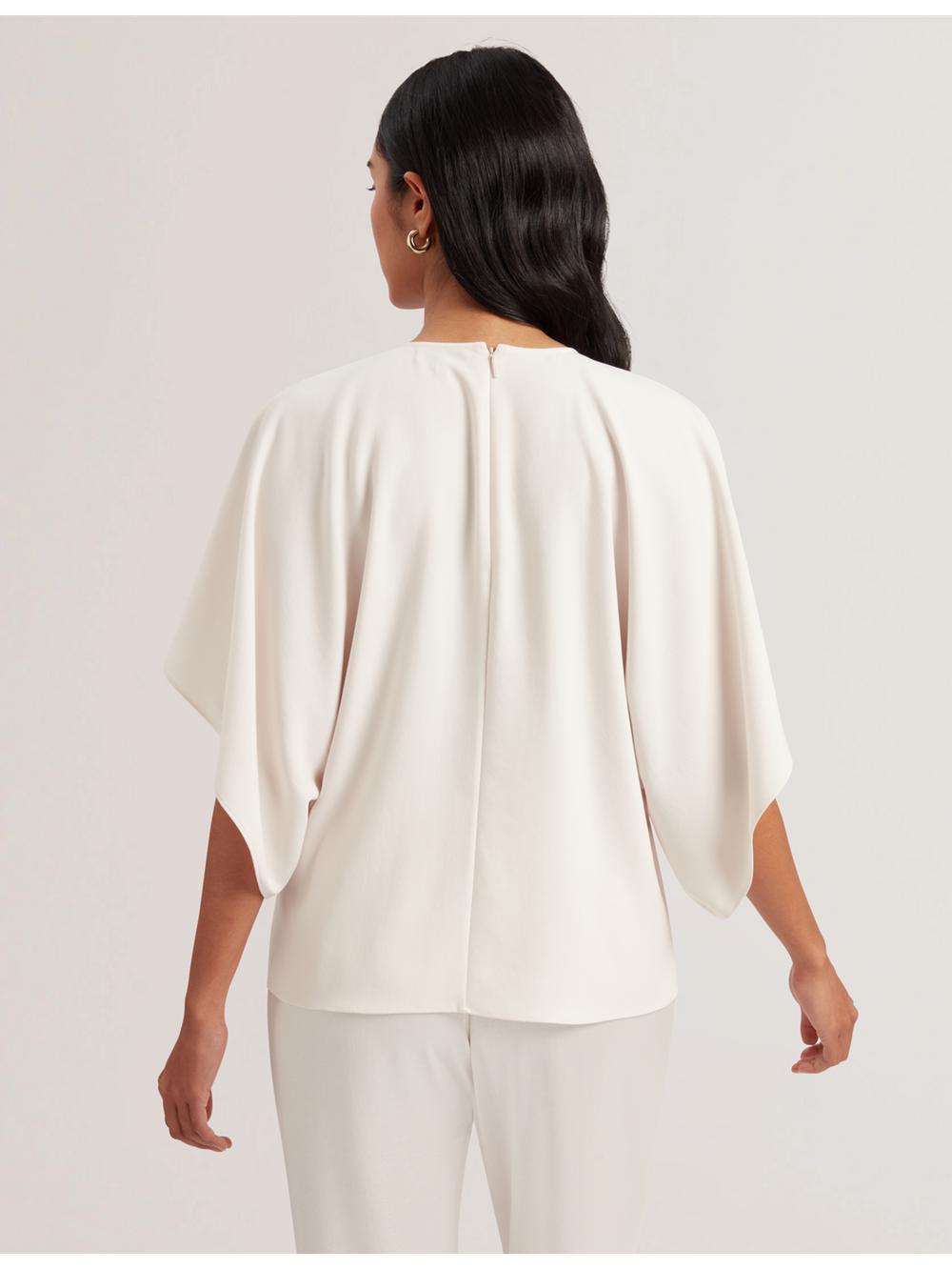 Women Ted Baker CHERIKA Blouses Ivory | KSA  6483-DKQNC