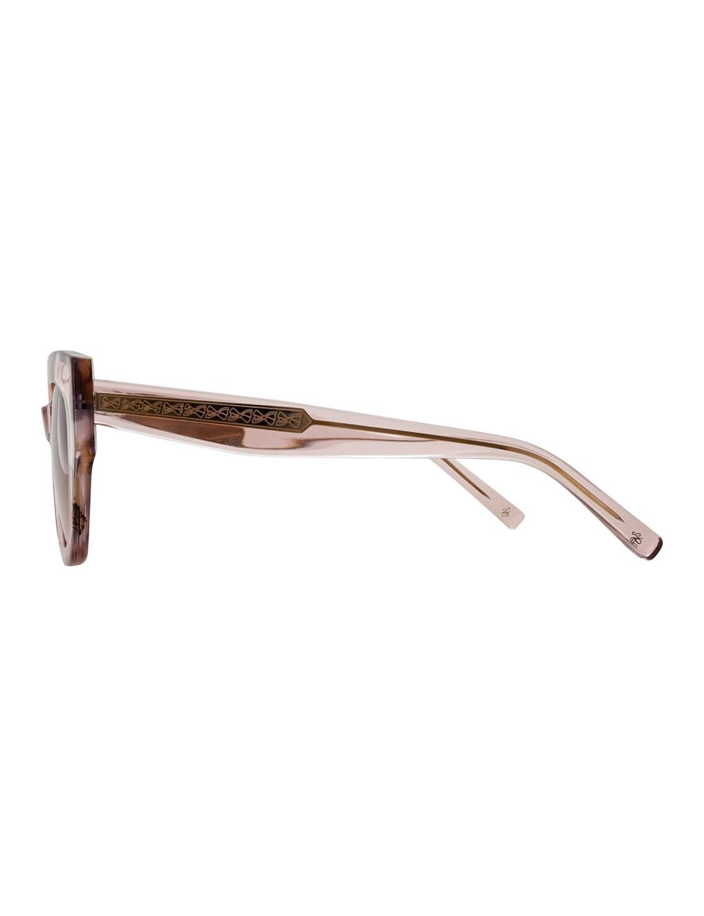 Women Ted Baker CORAL - Chunky Cat Eye Acetate Sunglasses Pink | KSA  2309-KRNXH