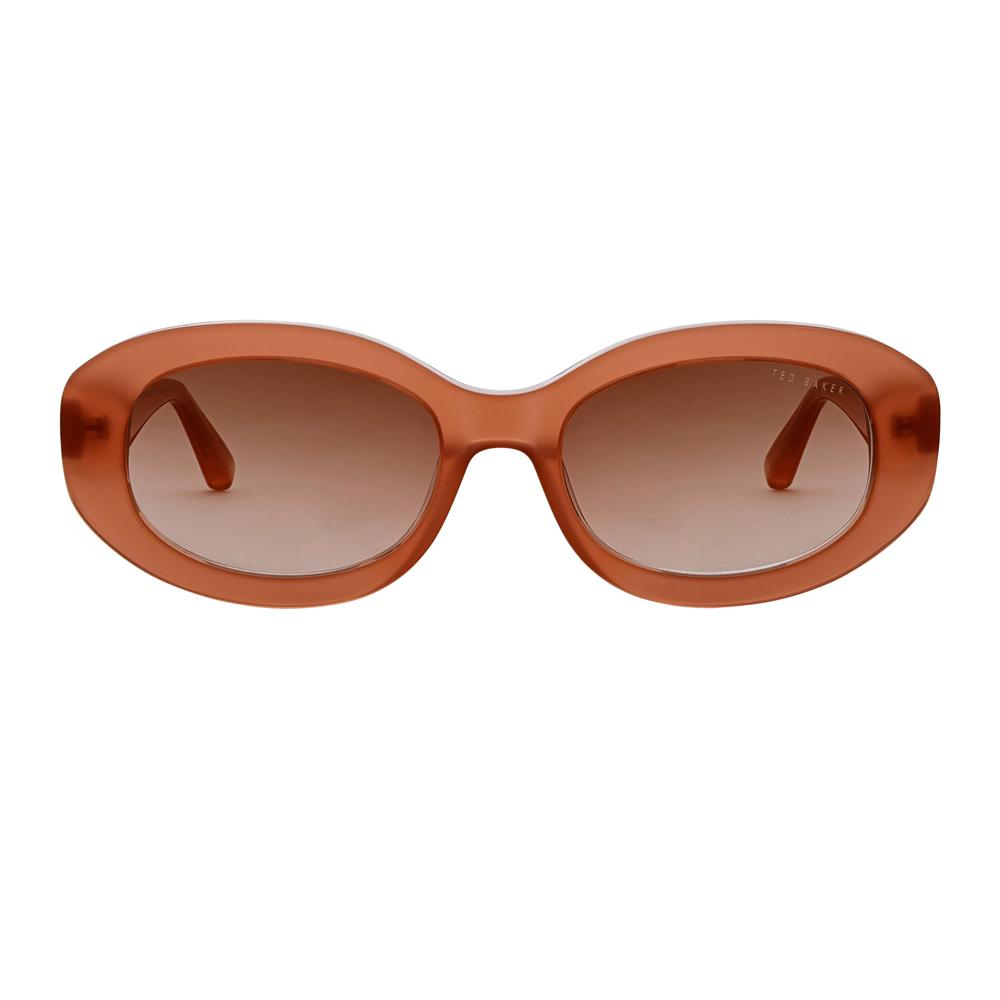Women Ted Baker DAISIE - Chunky Oval Bow Detail Sunglasses Rose Pink | KSA  6103-RYEQA