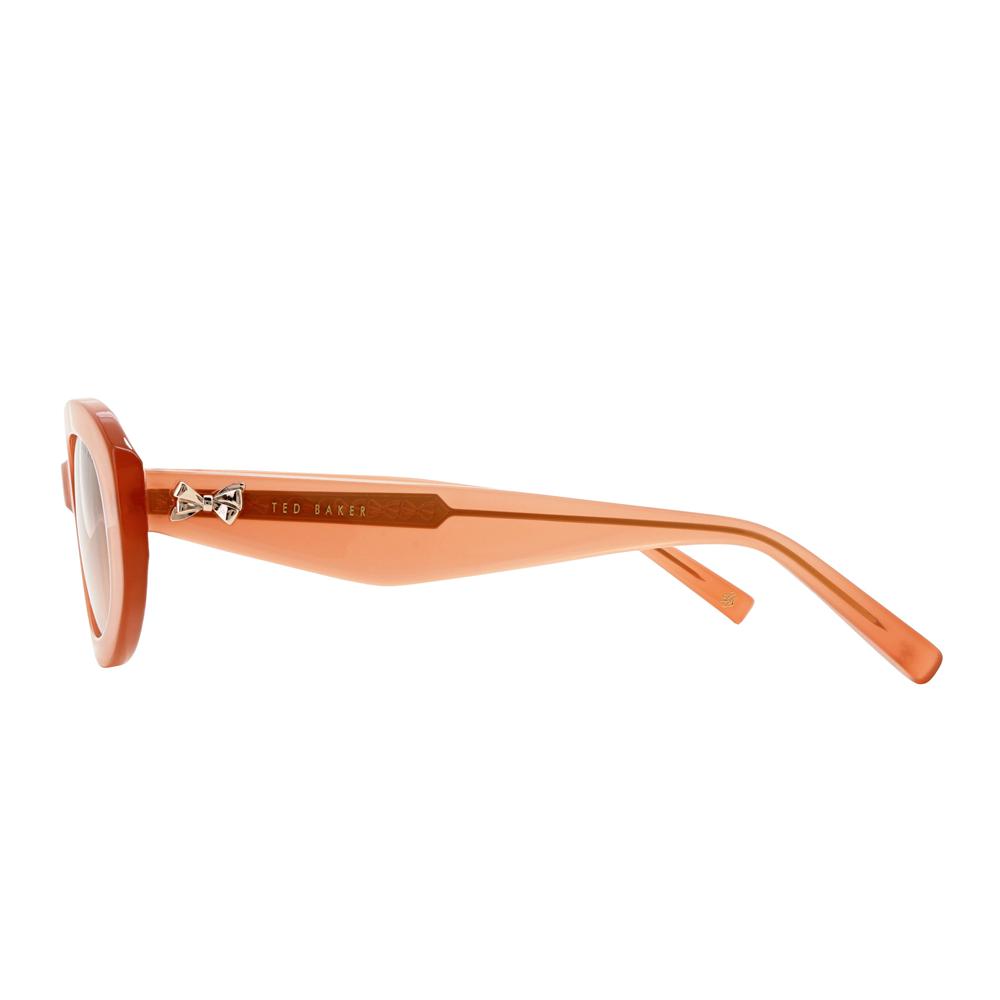 Women Ted Baker DAISIE - Chunky Oval Bow Detail Sunglasses Rose Pink | KSA  6103-RYEQA