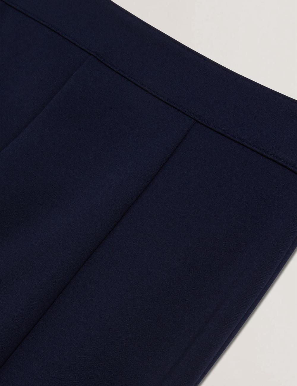 Women Ted Baker FELINDA - Fly Front Stretchy Leggings Navy | KSA  5296-ODYMB