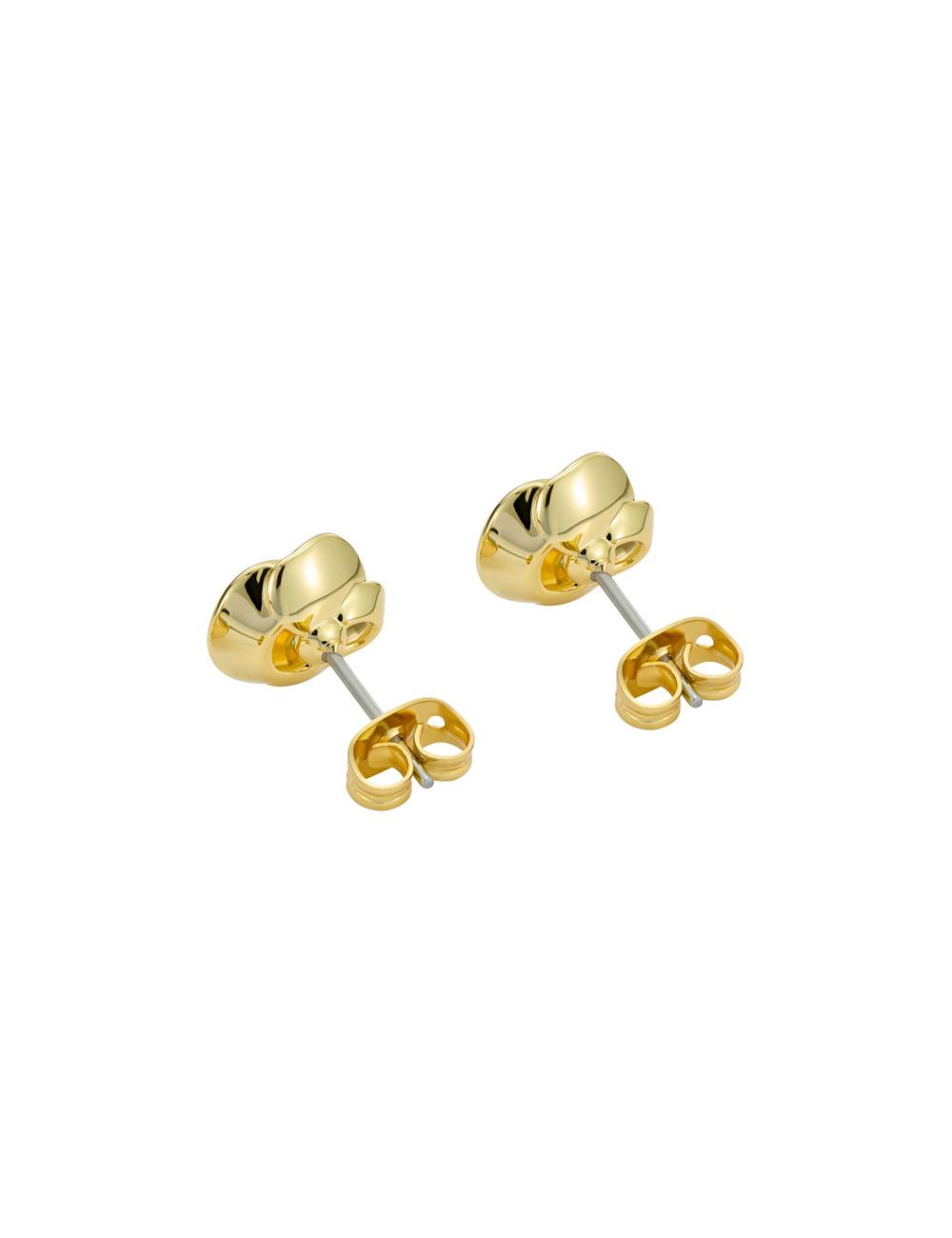 Women Ted Baker FLO - Pearl Flower Stud Earrings Gold | KSA  2596-ONQPS