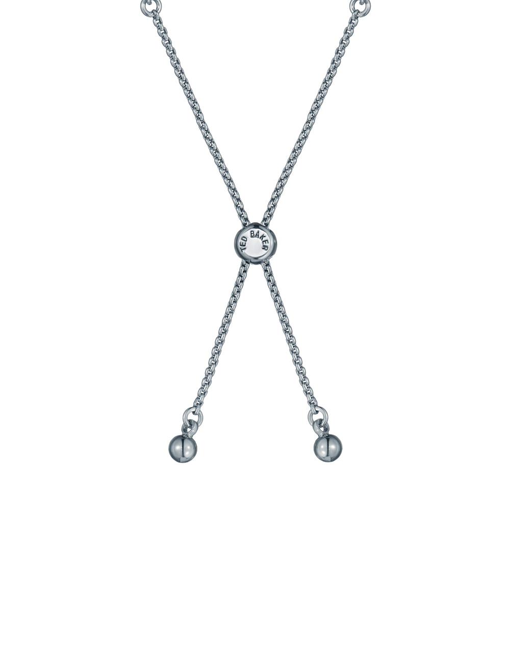 Women Ted Baker ISELA - Baguette Crystal Slider Tennis Bracelets Silver | KSA  4630-PUTXJ