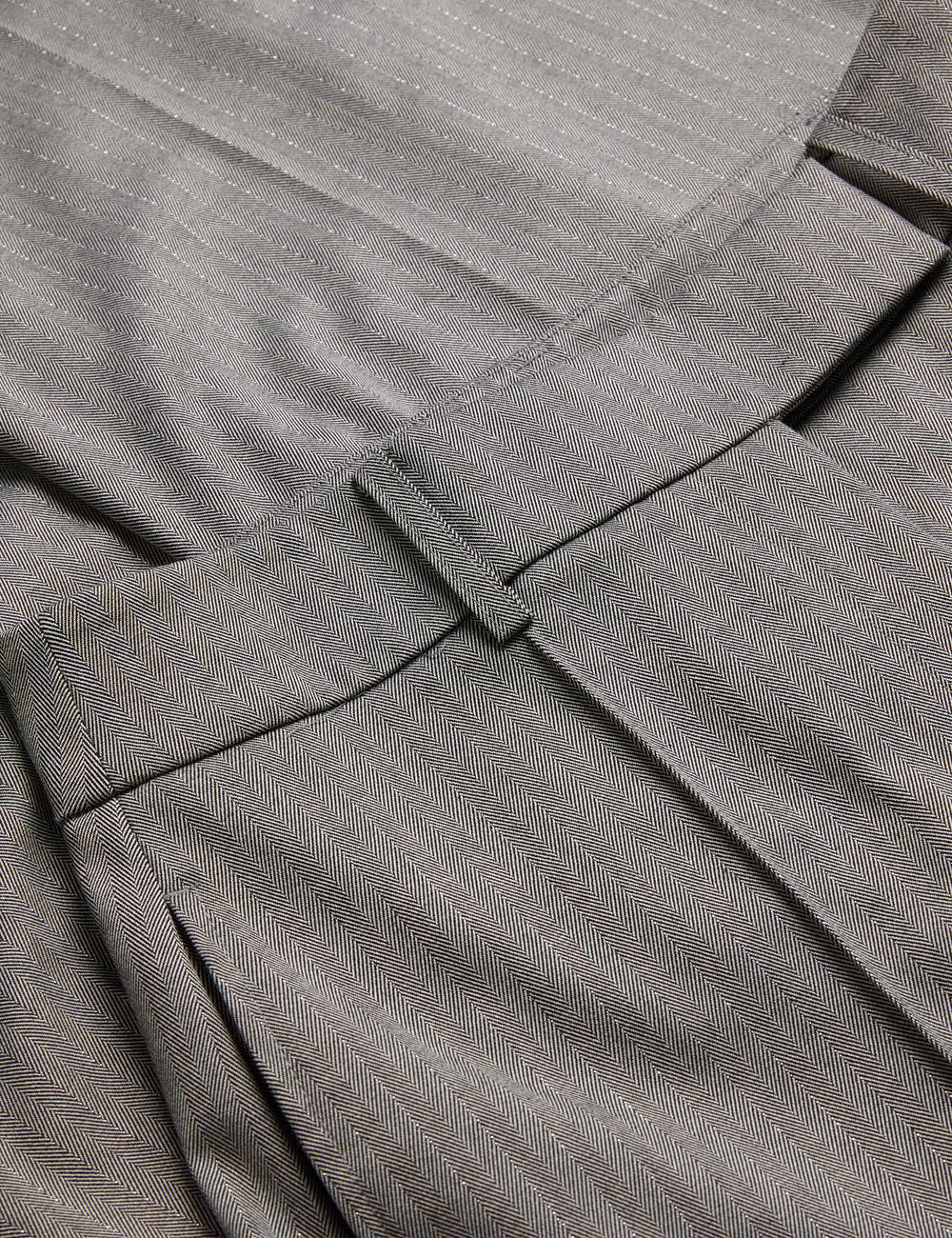 Women Ted Baker KOAT - Herringbone Wide Leg Tailored Trousers Dk-Grey | KSA  8261-JMSFN