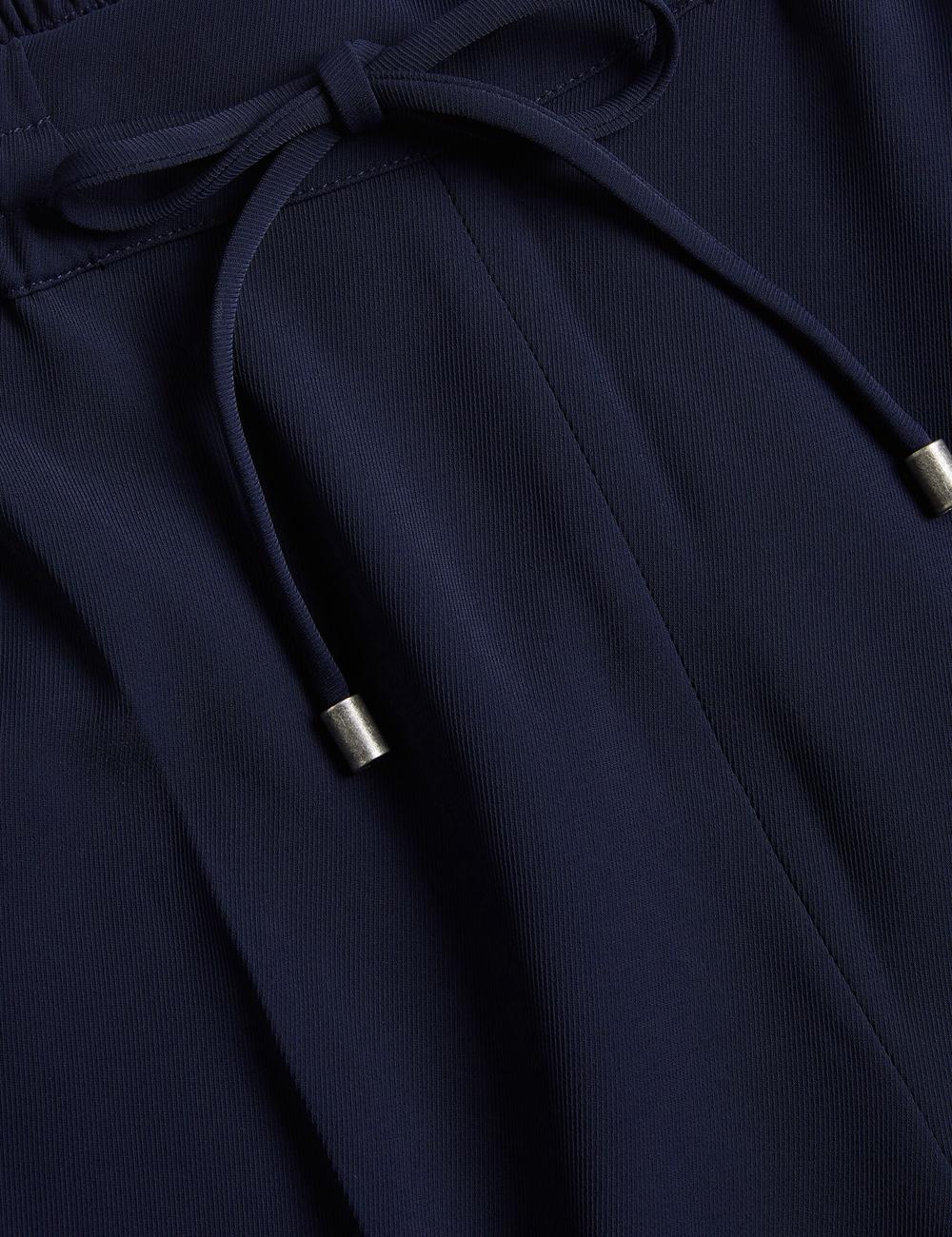 Women Ted Baker LILIAAH - Wide Leg Tailored Joggers Navy | KSA  2379-TLONV