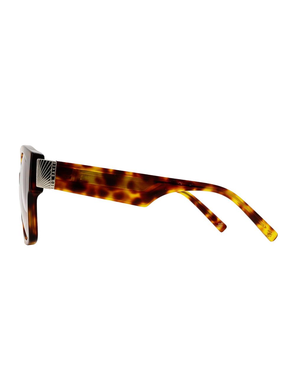 Women Ted Baker LINIA - Oversized Square Hardware Detail Sunglasses Brown | KSA  2543-KSNZU