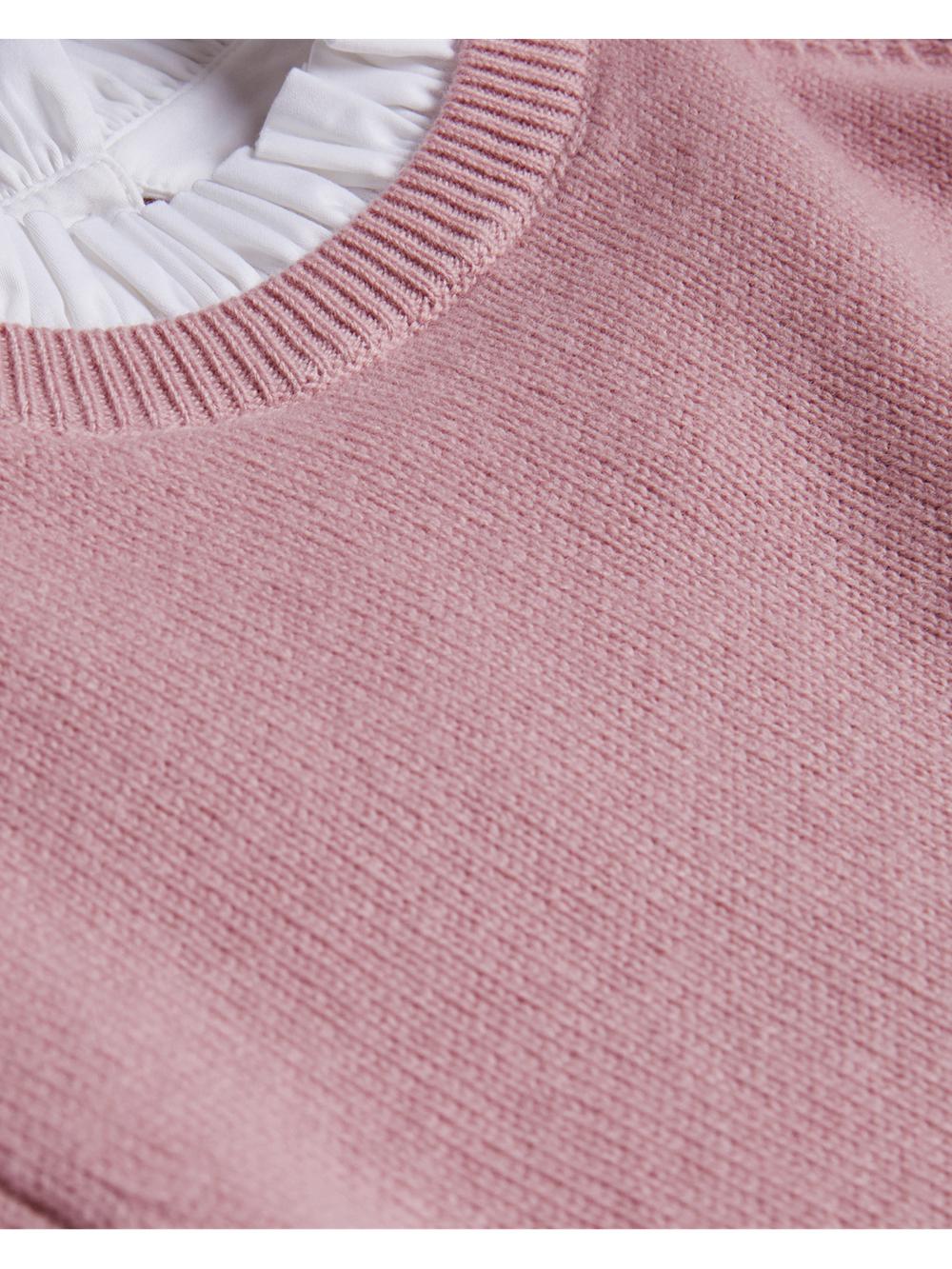 Women Ted Baker LISSIAH - Bobble Detail Shirt Hem Knitted Jumpers Dusky-Pink | KSA  2631-DWRQG