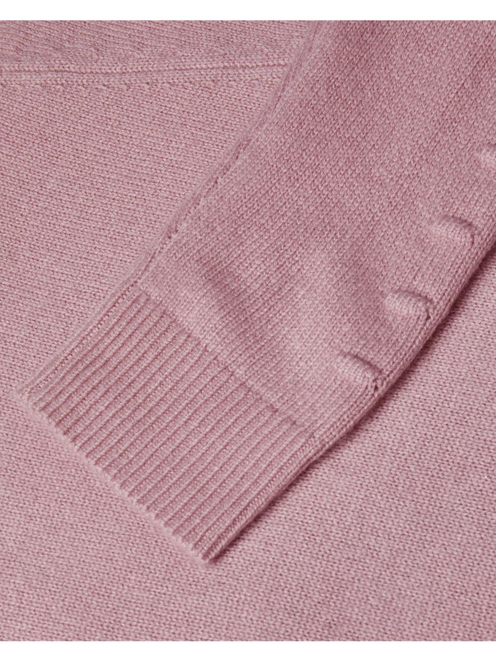 Women Ted Baker LISSIAH - Bobble Detail Shirt Hem Knitted Jumpers Dusky-Pink | KSA  2631-DWRQG