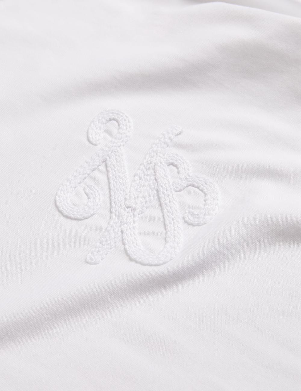 Women Ted Baker MALORRY - Embroidered Logo Boxy Cotton T-Shirts White | KSA  5760-URYXM