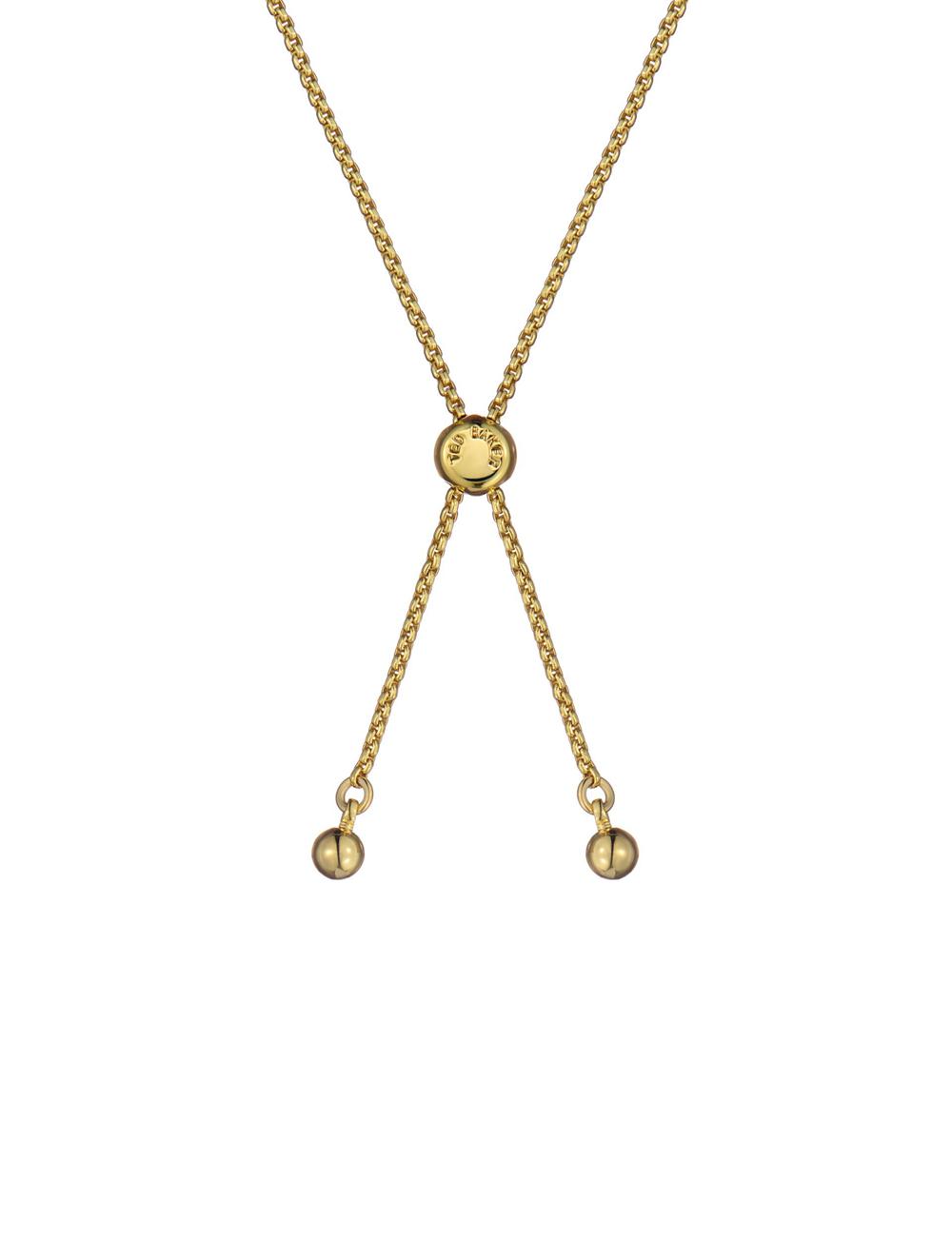 Women Ted Baker MONELLE - Monogram Logo Coin Adjustable Bracelets Gold | KSA  2091-YWXUN