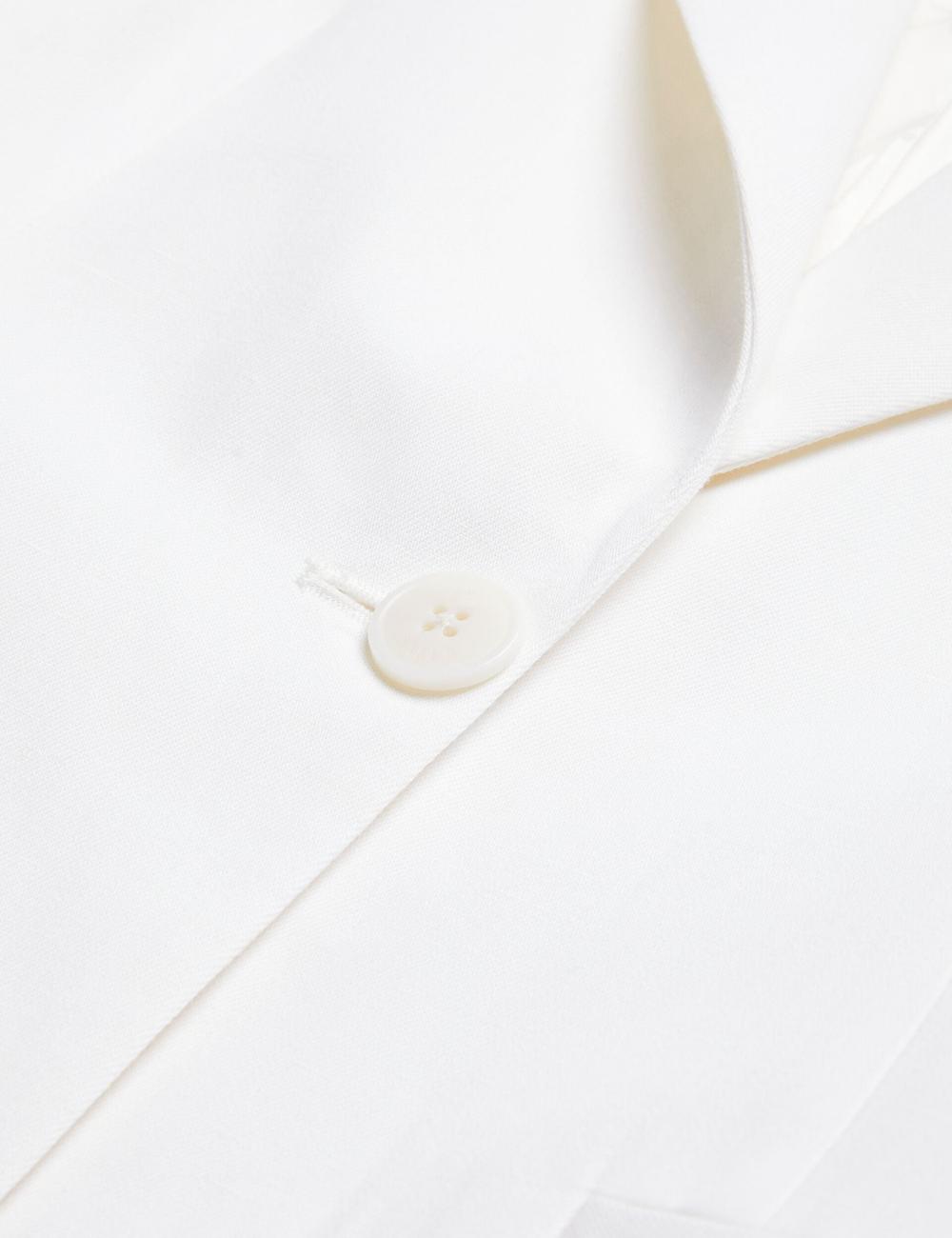 Women Ted Baker MUSUB - Tailored with Faux Pockets Blazers White | KSA  7610-NOBZE