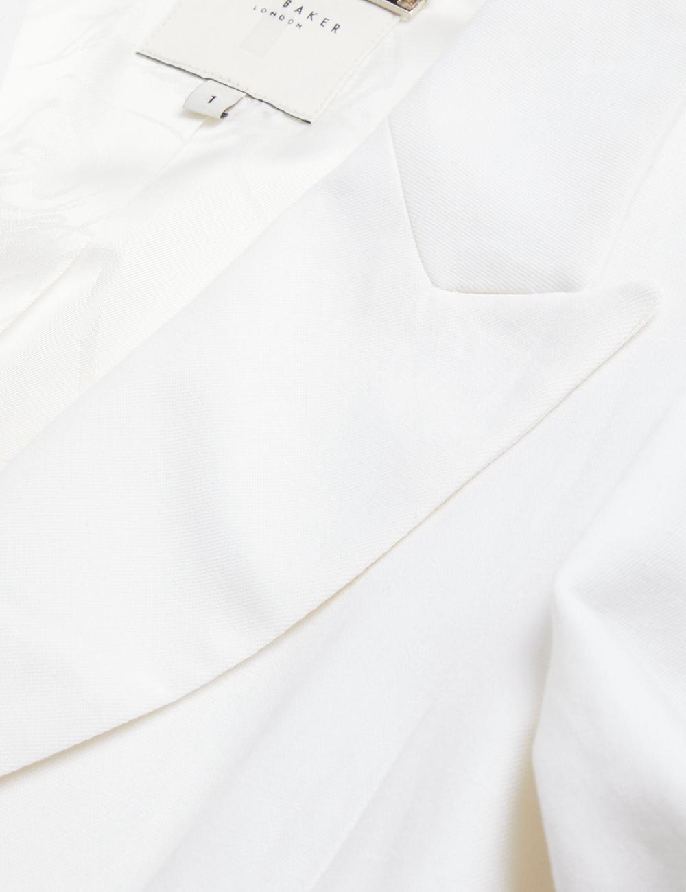 Women Ted Baker MUSUB - Tailored with Faux Pockets Blazers White | KSA  7610-NOBZE