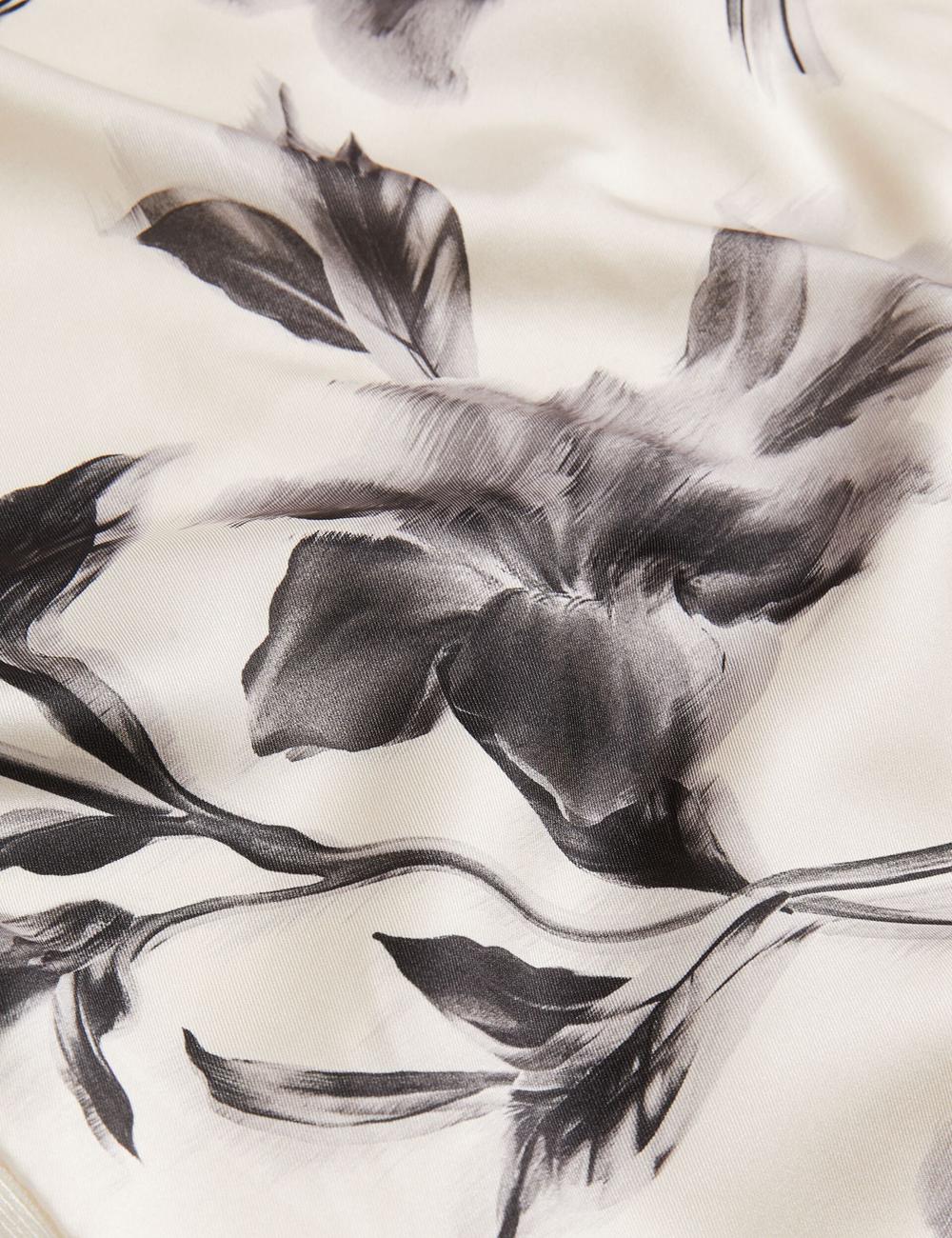 Women Ted Baker PERLOMA - Printed Woven Front Knitted Tank Tops Ivory | KSA  3917-ZTRQW