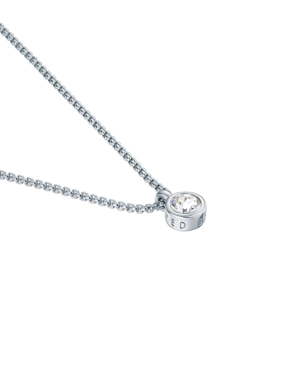 Women Ted Baker SININAA - Mini Crystal Pendant Necklaces Silver | KSA  0648-ERUHG