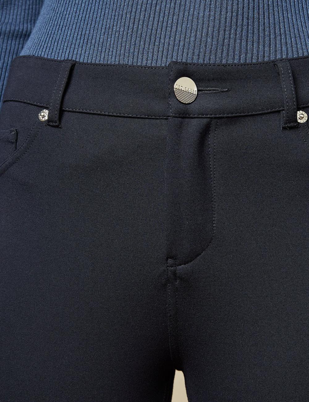 Women Ted Baker STRENTI - Skinny Fit Zip Cuff Jeggings Dk-Blue | KSA  0148-WODJV