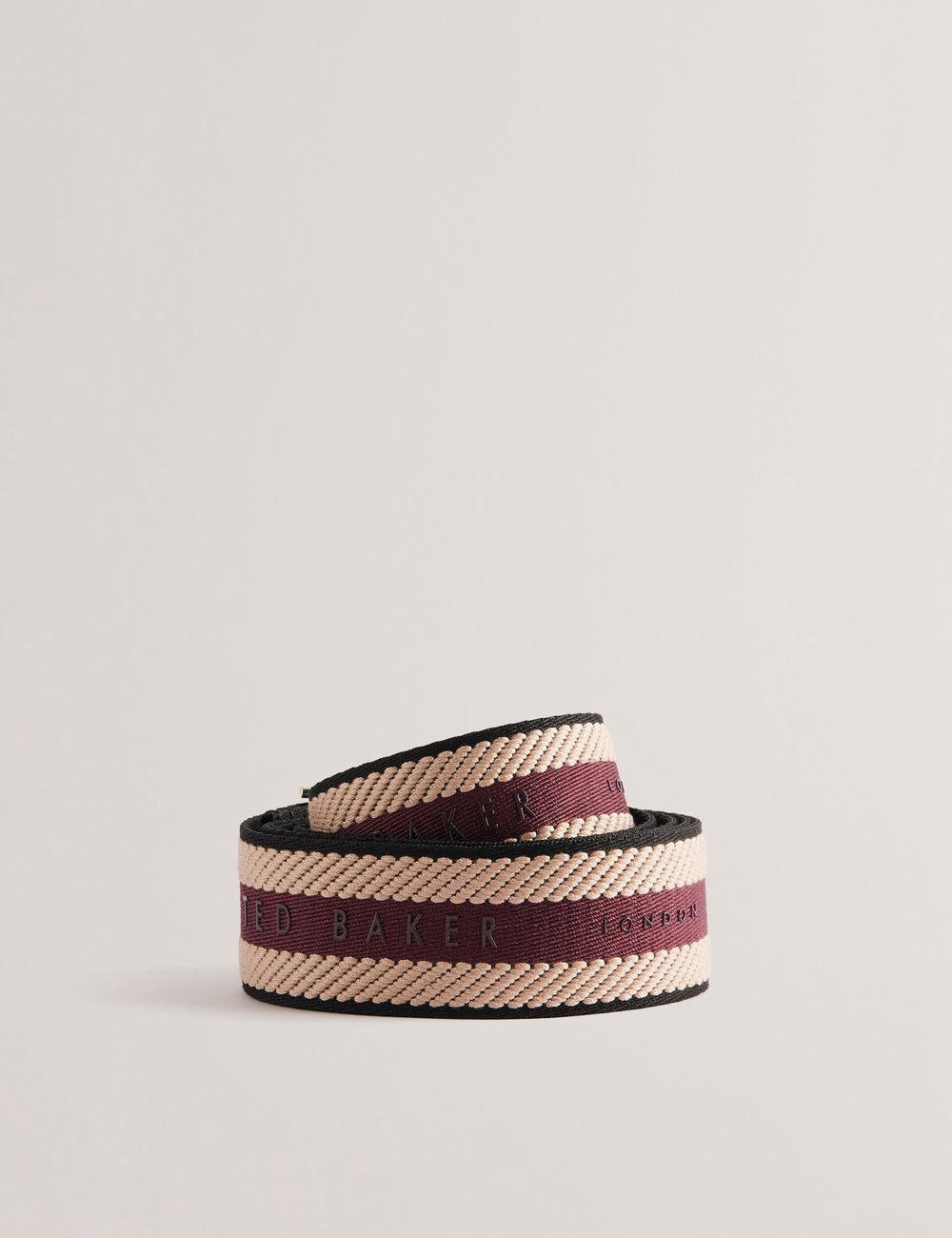 Women Ted Baker WEBBII - Branded Webbing Detachable Bag Straps Purple | KSA  8046-WSRYZ