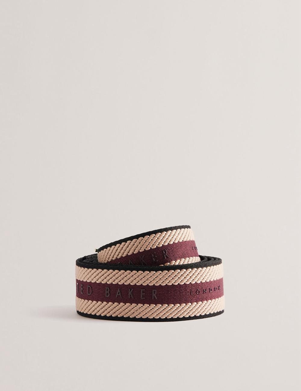 Women Ted Baker WEBBII - Branded Webbing Detachable Bag Straps Purple | KSA  8046-WSRYZ